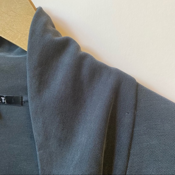 Lemon Tart Drape Modal Full Zip Jacket Gunmetal Gray Women's Size Small - Picture 5 of 6